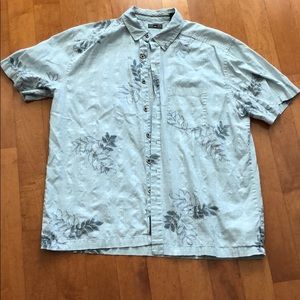 REI Hawaiian Shirt Light Blue Men’s